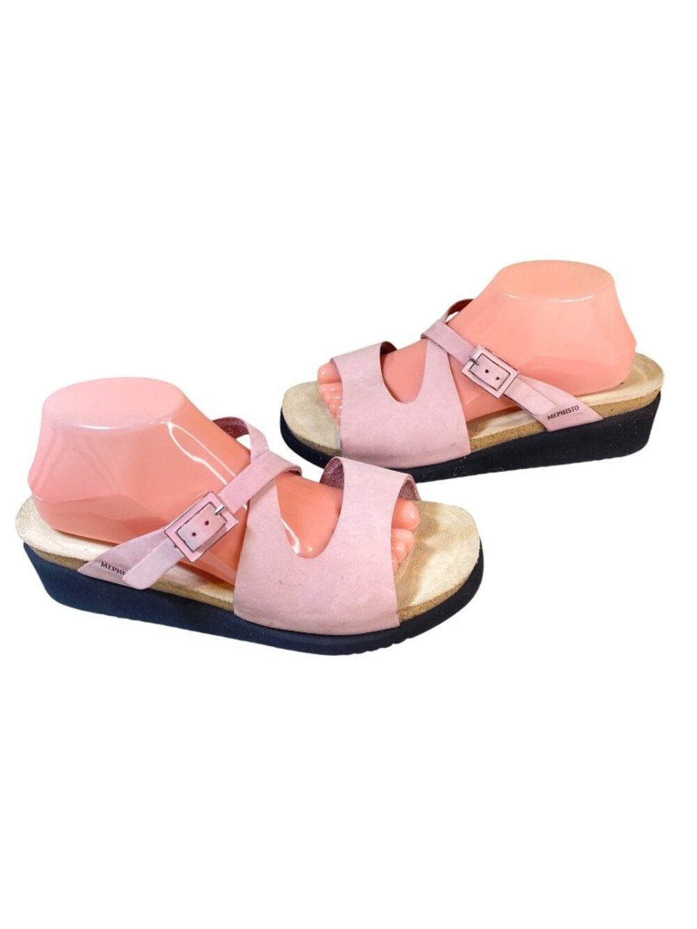 Mephisto Women's 10 Pink Leather Strapy Sandals EU 41**